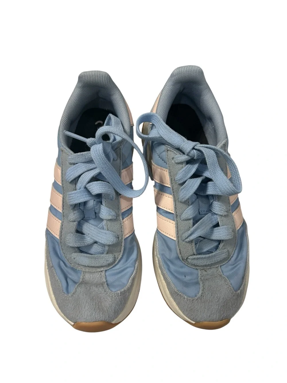 Adidas Kids Sneakers – Size 4 – Blue Retro Style - Picture 3 of 6